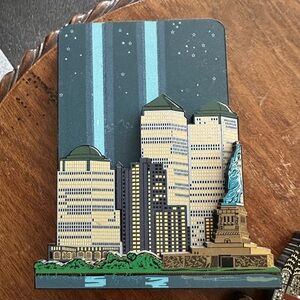 Tribute New York Skyline Twin Towers & Lady Liberty